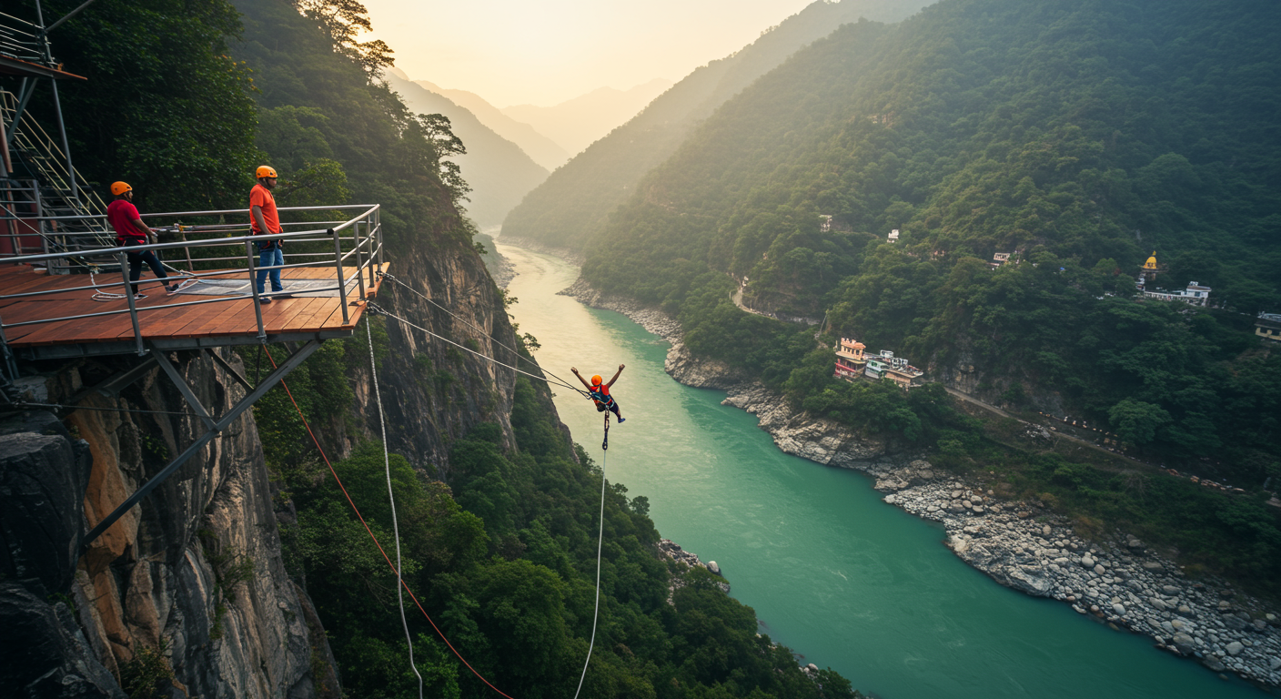 Image for the article 'Maximize Thrills: Your Guide to Skywalk & Cliff Jumping explore all the adventure capital adventures on Bucketlistt' regarding Tourism.