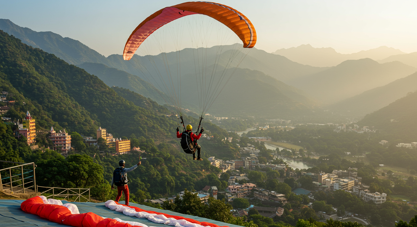 Image for the article 'Maximize Views: BUCKETLISTT Paragliding Experiences in Rishikesh' regarding Tourism.