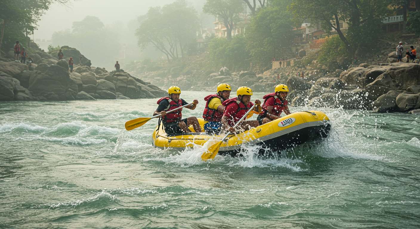 Image for the article 'Maximize Your Adventure: The Ultimate Guide to River Rafting in Rishikesh' regarding Tourism.