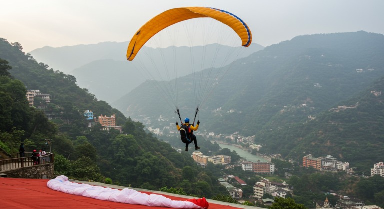 Image for the article 'Maximize Your Adventure: The Ultimate Guide to Paragliding in explore all Rishikesh adventures on Bucketlistt with BUCKETLISTT' regarding Tourism.