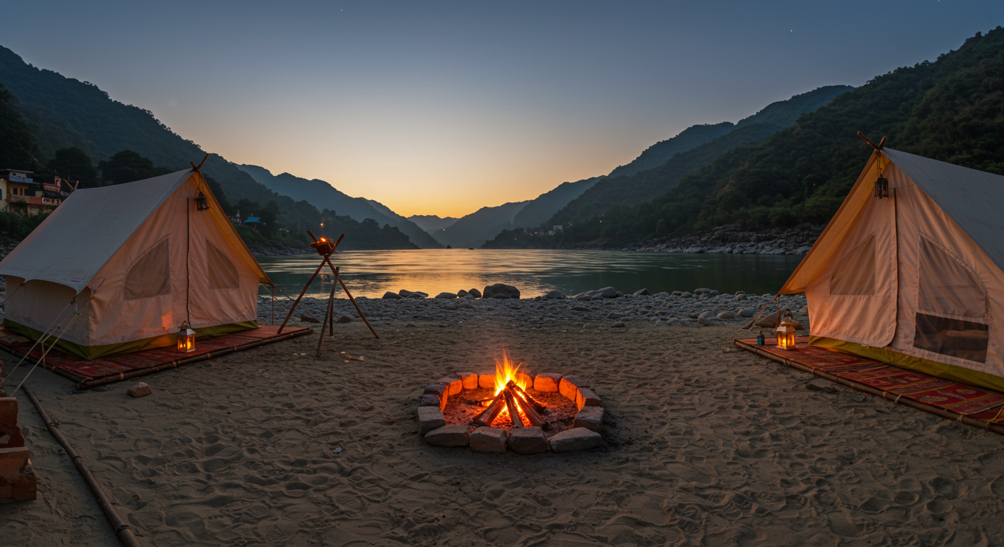 Image for the article 'Maximizing Your Adventure Camping explore all Rishikesh adventures on Bucketlistt Experience with BUCKETLISTT' regarding Tourism.