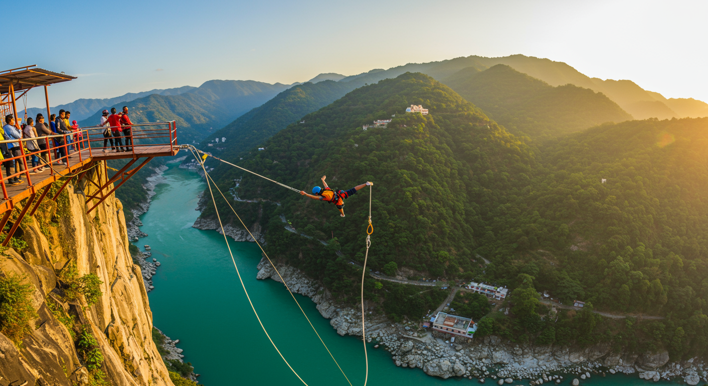 Image for the article 'Navigate BUCKETLISTT's First-Class Guide to Skywalk & Cliff Jumping explore all the adventure capital adventures on Bucketlistt' regarding Tourism.