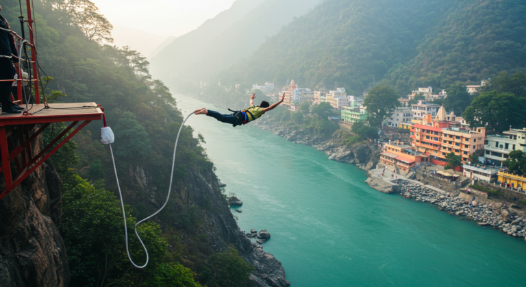 Image for the article 'Navigating Bungee Jumping Operator Comparisons: Your Ultimate Rishikesh Guide' regarding Tourism.