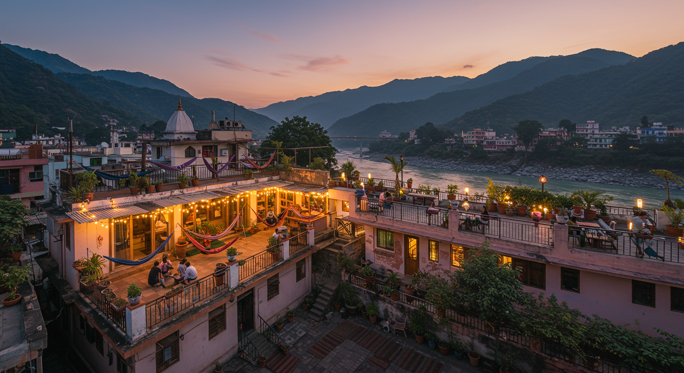 Image for the article 'Navigating the Landscape: Unearthing the Best Hostels in Rishikesh for Every Traveler' regarding Tourism.