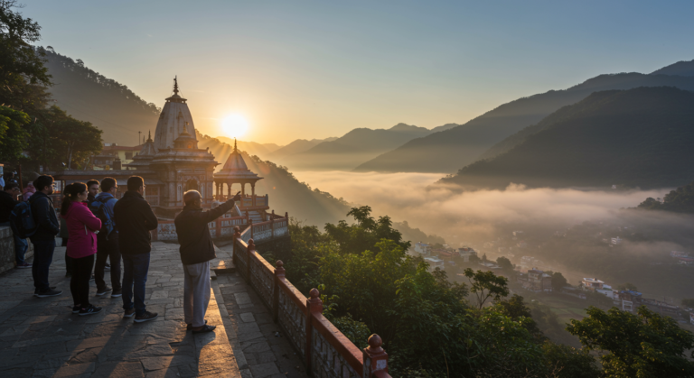 Image for the article 'Navigating the Optimal Seasons: Your Guide to the Best Time to explore all Rishikesh adventures on Bucketlistt' regarding Tourism.