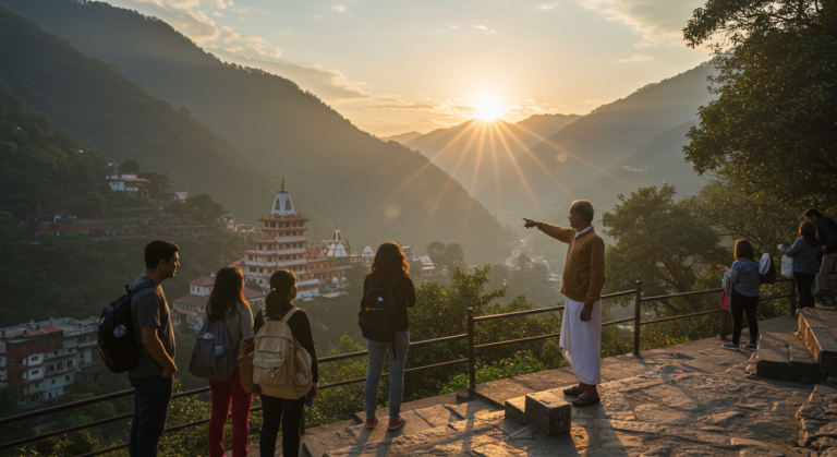 Image for the article 'Navigating the Sacred City: Your Ultimate Guide to Bike & Scooty Rental explore all Rishikesh adventures on Bucketlistt' regarding Tourism.