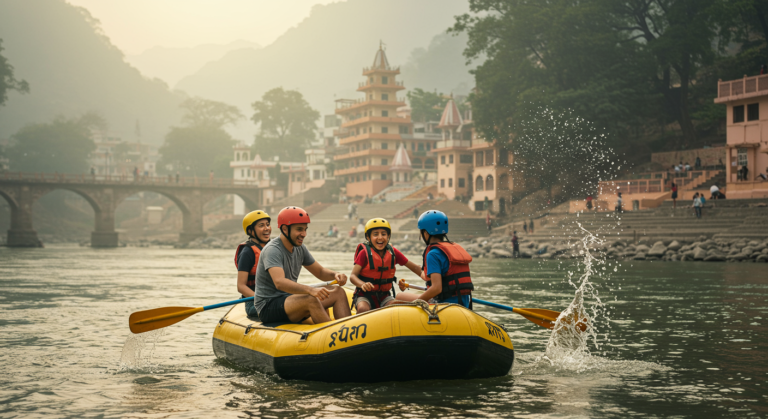 Image for the article 'Optimizing Your Family Adventures in Rishikesh: The Science of Unforgettable Travel' regarding Tourism.