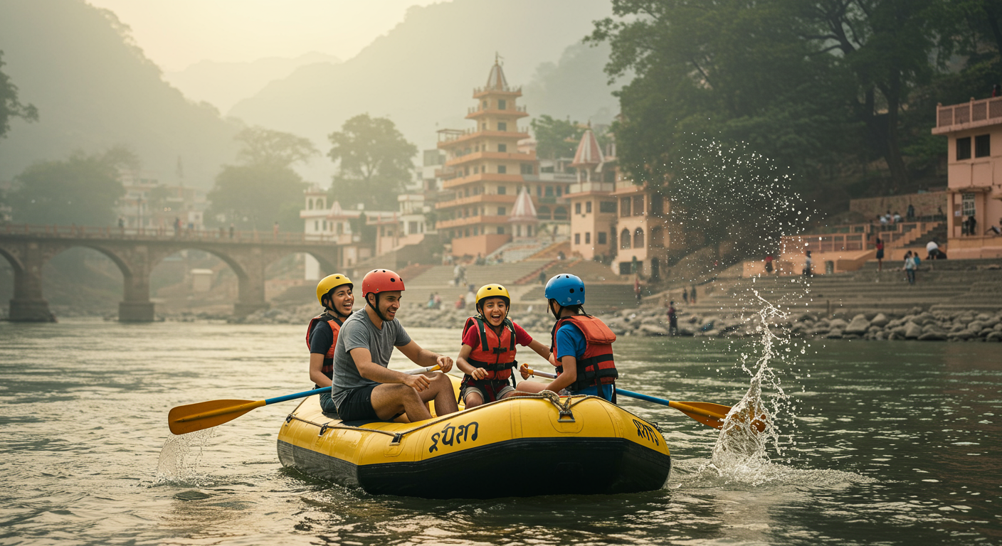 Image for the article 'Optimizing Your Family Adventures in Rishikesh: The Science of Unforgettable Travel' regarding Tourism.