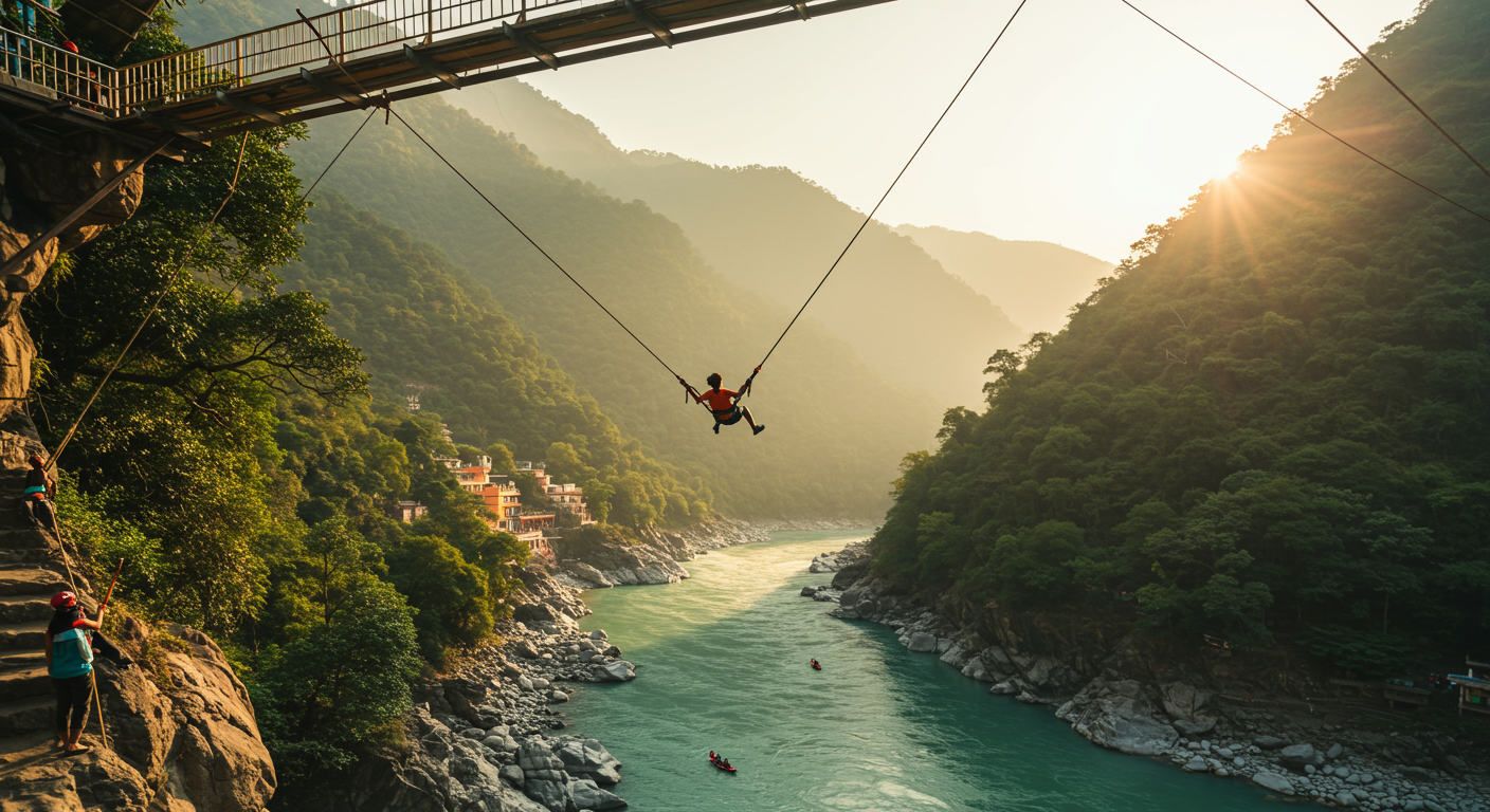 Image for the article 'Ready for an Unforgettable Giant Swing & Tower Swing Rishikesh Adventure? BUCKETLISTT Delivers.' regarding Tourism.