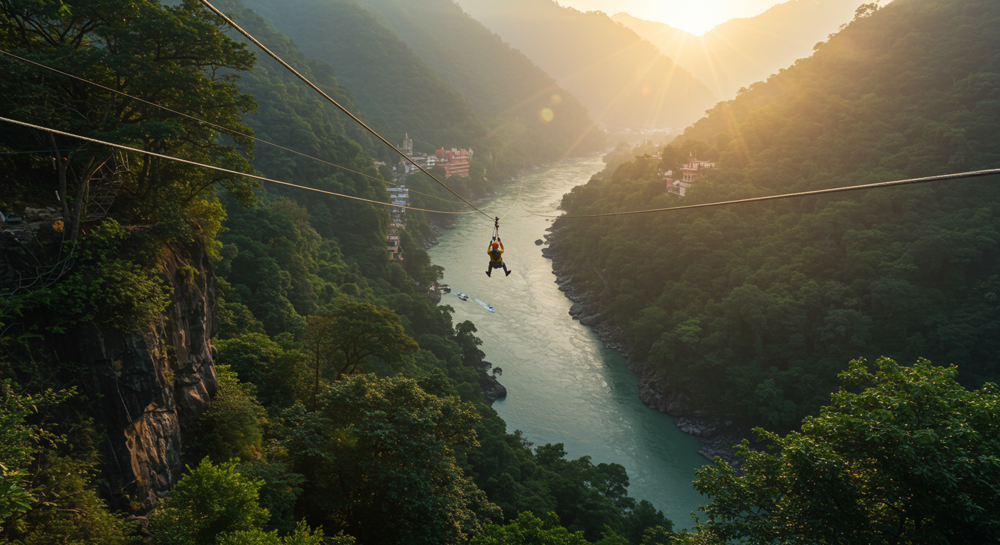 Image for the article 'Redefine Adventure with BUCKETLISTT's Zipline Innovation.' regarding Tourism.