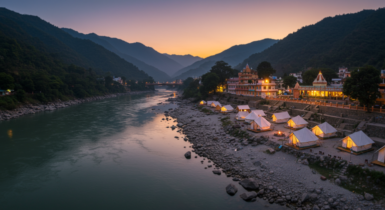 Image for the article 'Rishikesh Camping & Stays: An Expert's Guide to Unforgettable Adventures' regarding Tourism.