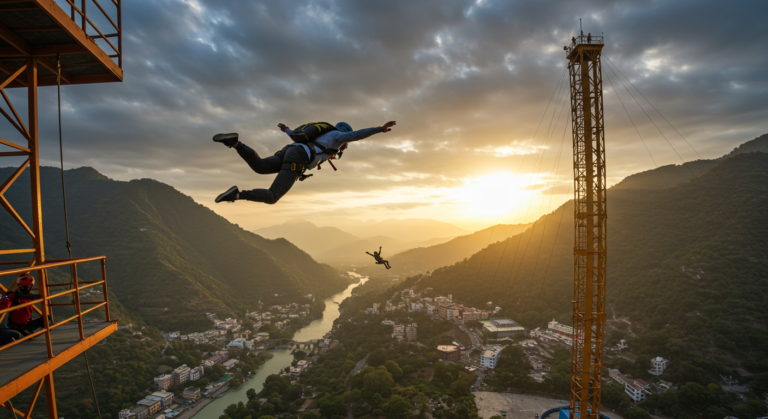 Image for the article 'SCAD Jump Rishikesh: Conquer Your Fears and Embrace the Thrill' regarding Tourism.