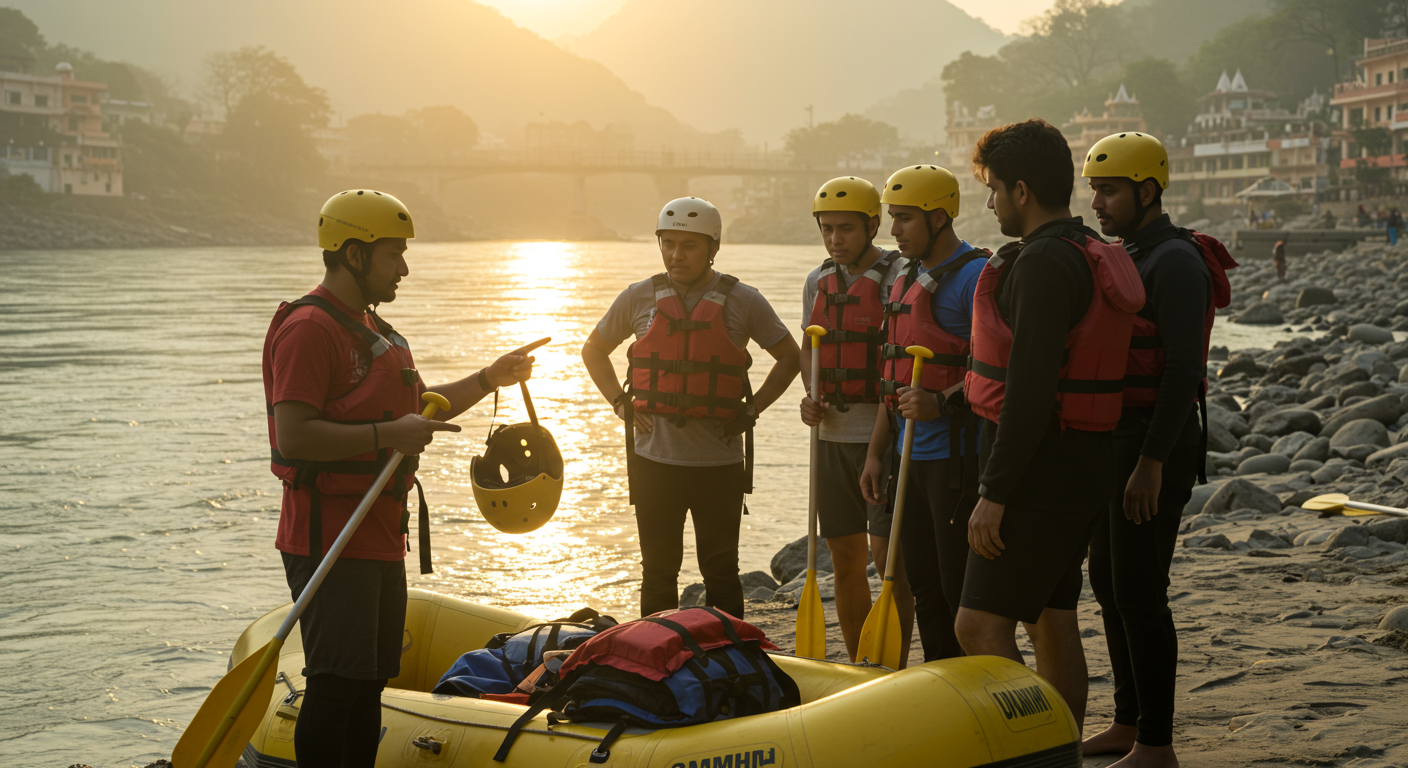 Image for the article 'Safety Protocols in explore all Rishikesh adventures on Bucketlistt Adventure Sports Guide' regarding Tourism.