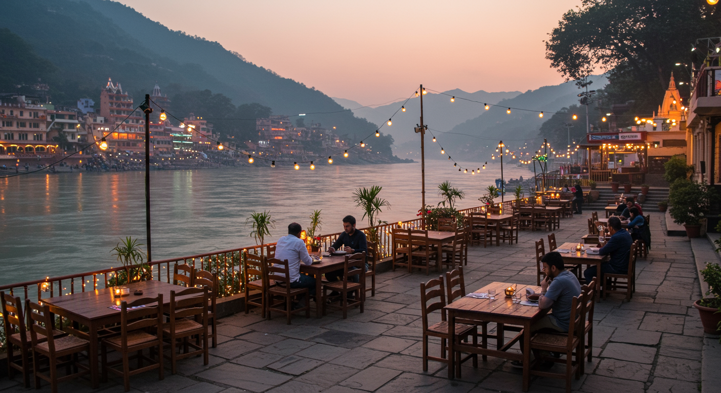 Image for the article 'Savor the Spirit: Your Ultimate Guide to the Best Restaurants & Cafes in Rishikesh' regarding Tourism.