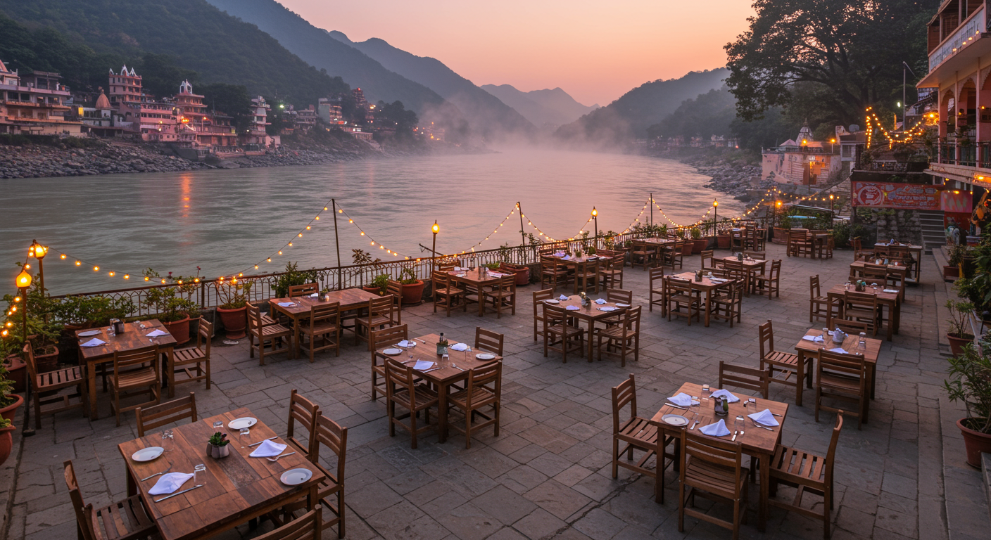 Image for the article 'Savoring Rishikesh: Your Ultimate Guide to the Best Restaurants & Cafes' regarding Tourism.
