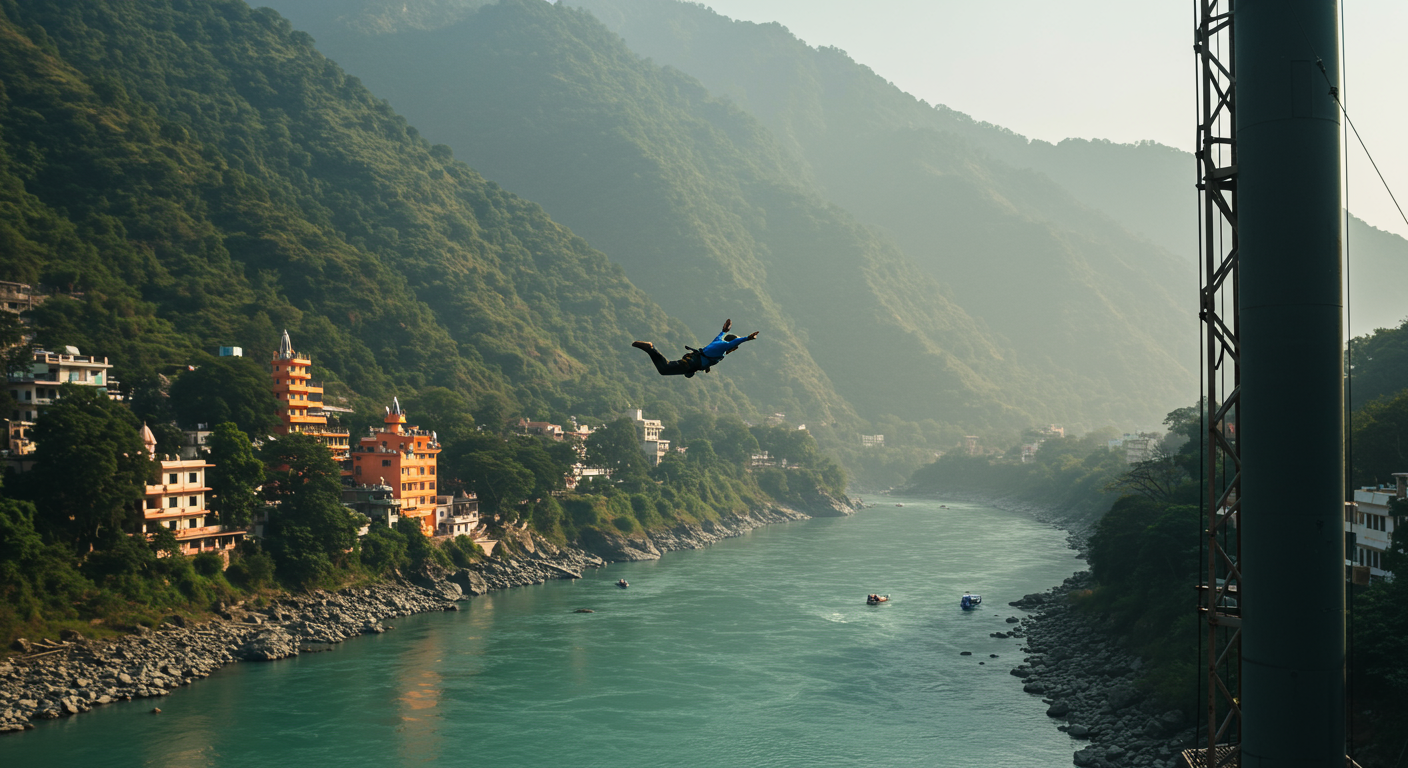 Image for the article 'Seeking Epic Adventure? The Ultimate Scad Jump Rishikesh Experience Awaits' regarding Tourism.