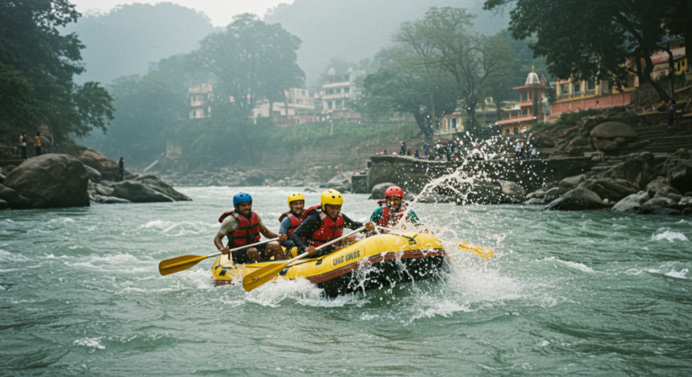 Image for the article 'Simplify Your Adventure: Navigating River Rafting in Rishikesh with BUCKETLISTT' regarding Tourism.