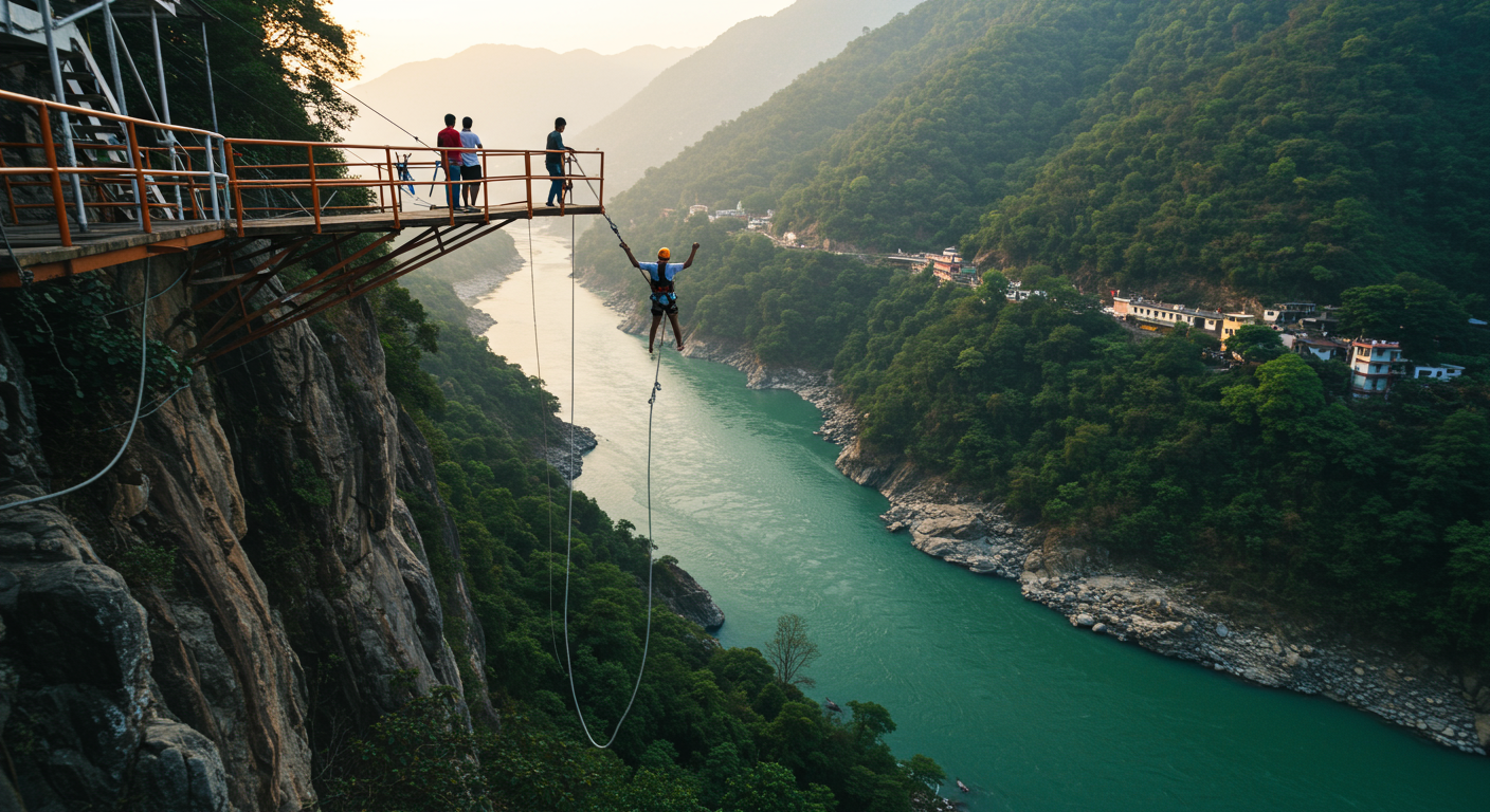 Image for the article 'Skywalk & Cliff Jumping Rishikesh: Your Ultimate 2026 Adventure Guide' regarding Tourism.