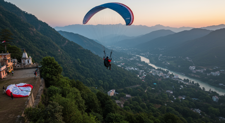 Image for the article 'Soar Above: BUCKETLISTT's Classic Paragliding Flight' regarding Tourism.
