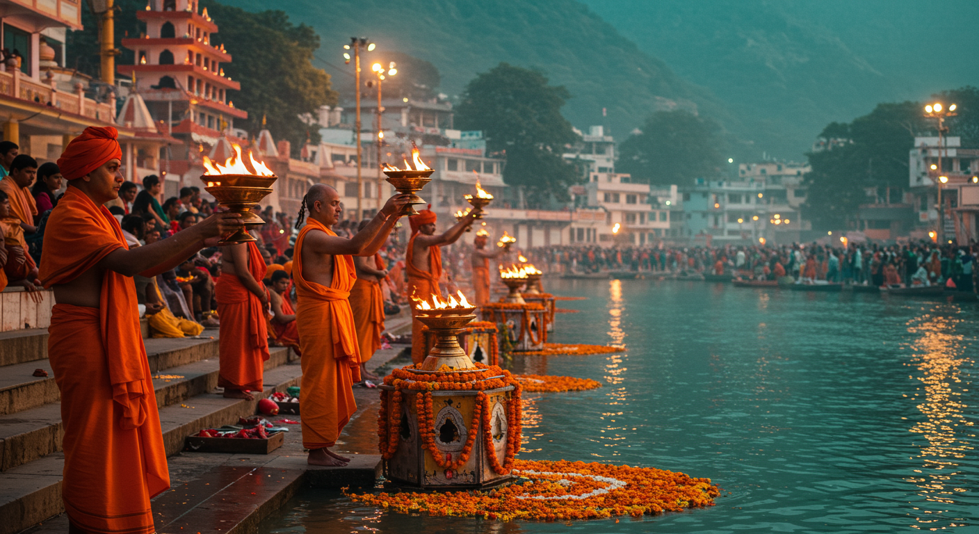 Image for the article 'Soar Above the Sacred Skies: Your Hot Air Balloon Rishikesh Adventure with BUCKETLISTT' regarding Tourism.