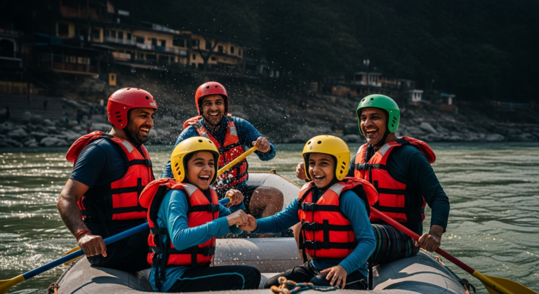 Image for the article 'Strategic Frameworks for Ensuring Safety and Excellence in Family Adventures explore all Rishikesh adventures on Bucketlistt Operations' regarding Tourism.
