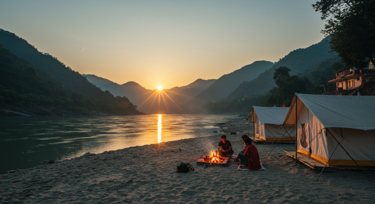 Image for the article 'Thrilling Adventure: Experience Adventure Camping Rishikesh with BUCKETLISTT' regarding Tourism.