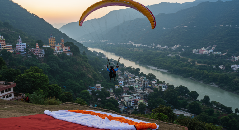 Image for the article 'Top-Rated Paragliding in explore all Rishikesh adventures on Bucketlistt: Your Ultimate Guide for 2026' regarding Tourism.