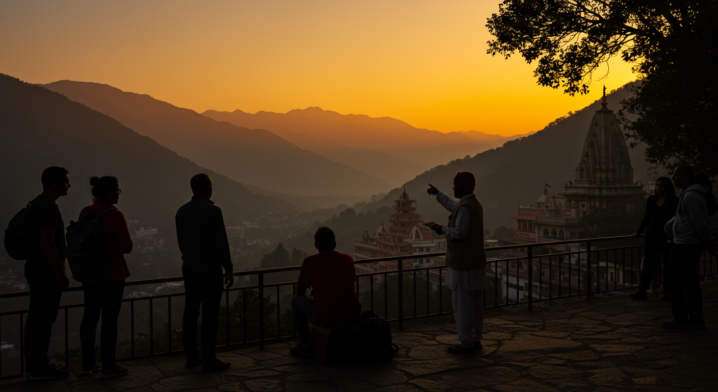 Image for the article 'Unforgettable Couple Trips Rishikesh: Your Ultimate Romantic Getaway Guide' regarding Tourism.