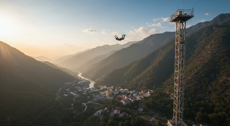Image for the article 'Unleash Thrills: Experience SCAD Jump Rishikesh with BUCKETLISTT' regarding Tourism.