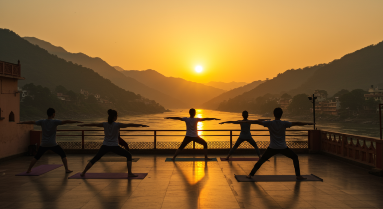 Image for the article 'Unlock Team Potential: The Power of Group & Corporate Adventures in Rishikesh' regarding Tourism.