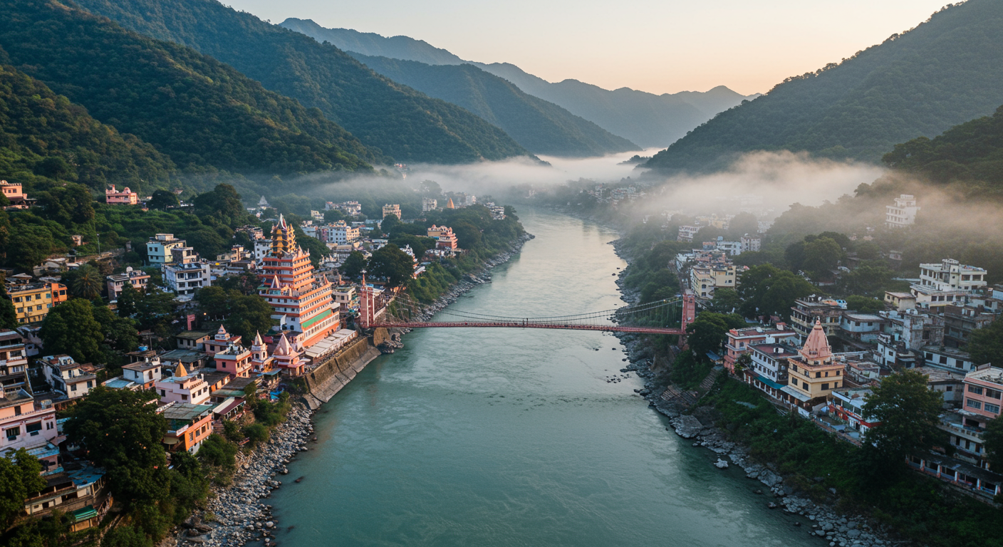 Image for the article 'Unlocking the Best Places to Visit in Rishikesh: Your Ultimate Guide' regarding Tourism.