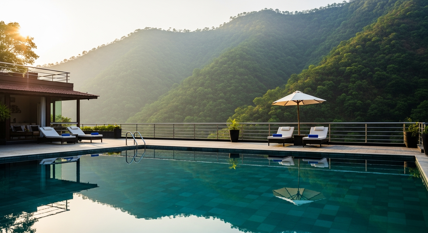 Image for the article 'Unveiling the Best Hotels in Rishikesh: Your Ultimate Accommodation Guide' regarding Tourism.