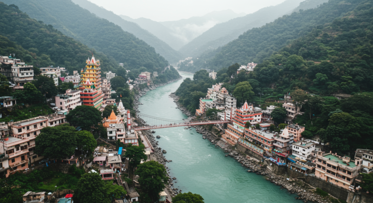 Image for the article 'Unveiling the Best Places to Visit in Rishikesh: Your Essential Guide' regarding Tourism.