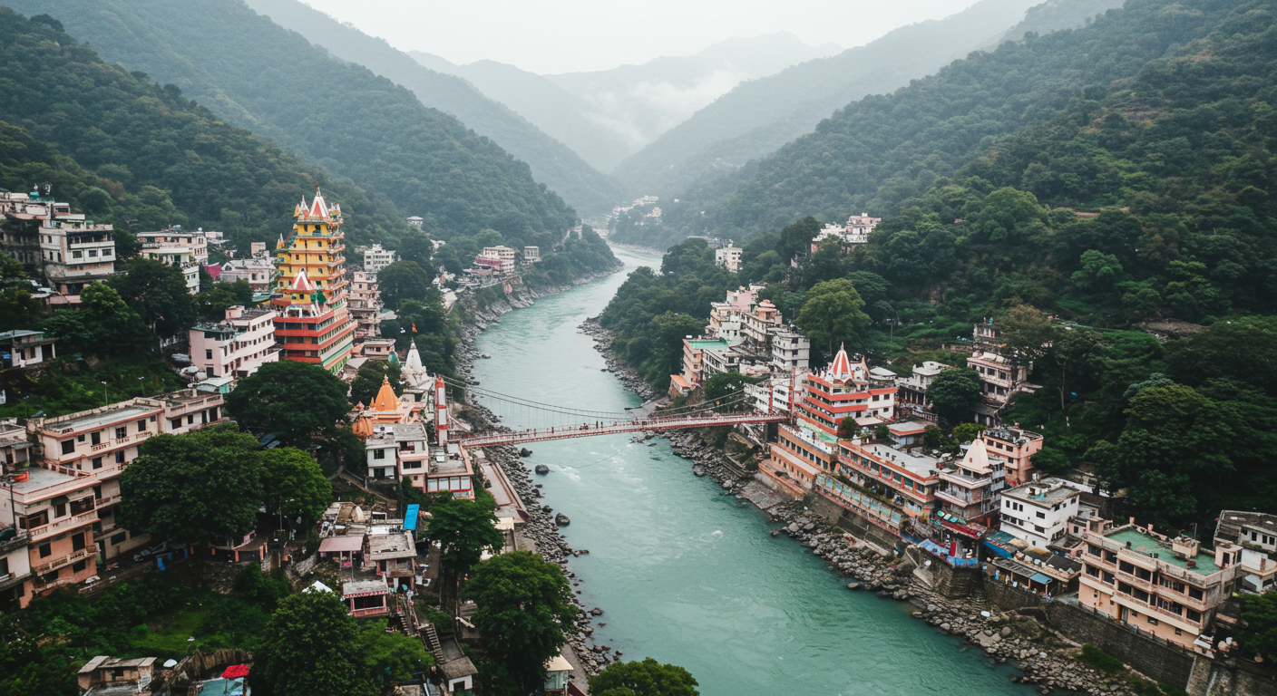 Image for the article 'Unveiling the Best Places to Visit in Rishikesh: Your Essential Guide' regarding Tourism.