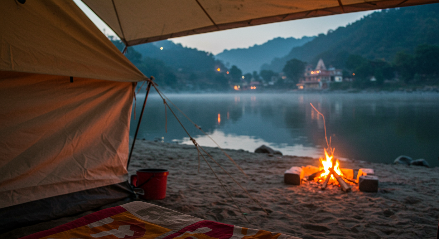 Image for the article 'Unveiling the Best Rishikesh Camping & Stays: Modern Exploration & Adventure Trends' regarding Tourism.
