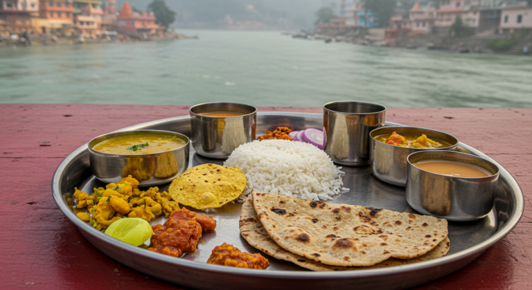 Image for the article 'Unveiling the Soul of Rishikesh: A Deep Dive into Its Food & Local Culture' regarding Tourism.