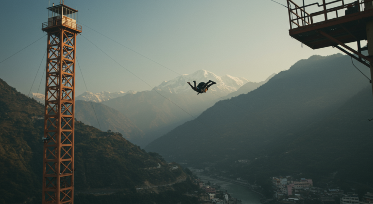 Image for the article 'Why BUCKETLISTT's 16KM SCAD Jump in Rishikesh Offers Unmatched Thrills' regarding Tourism.