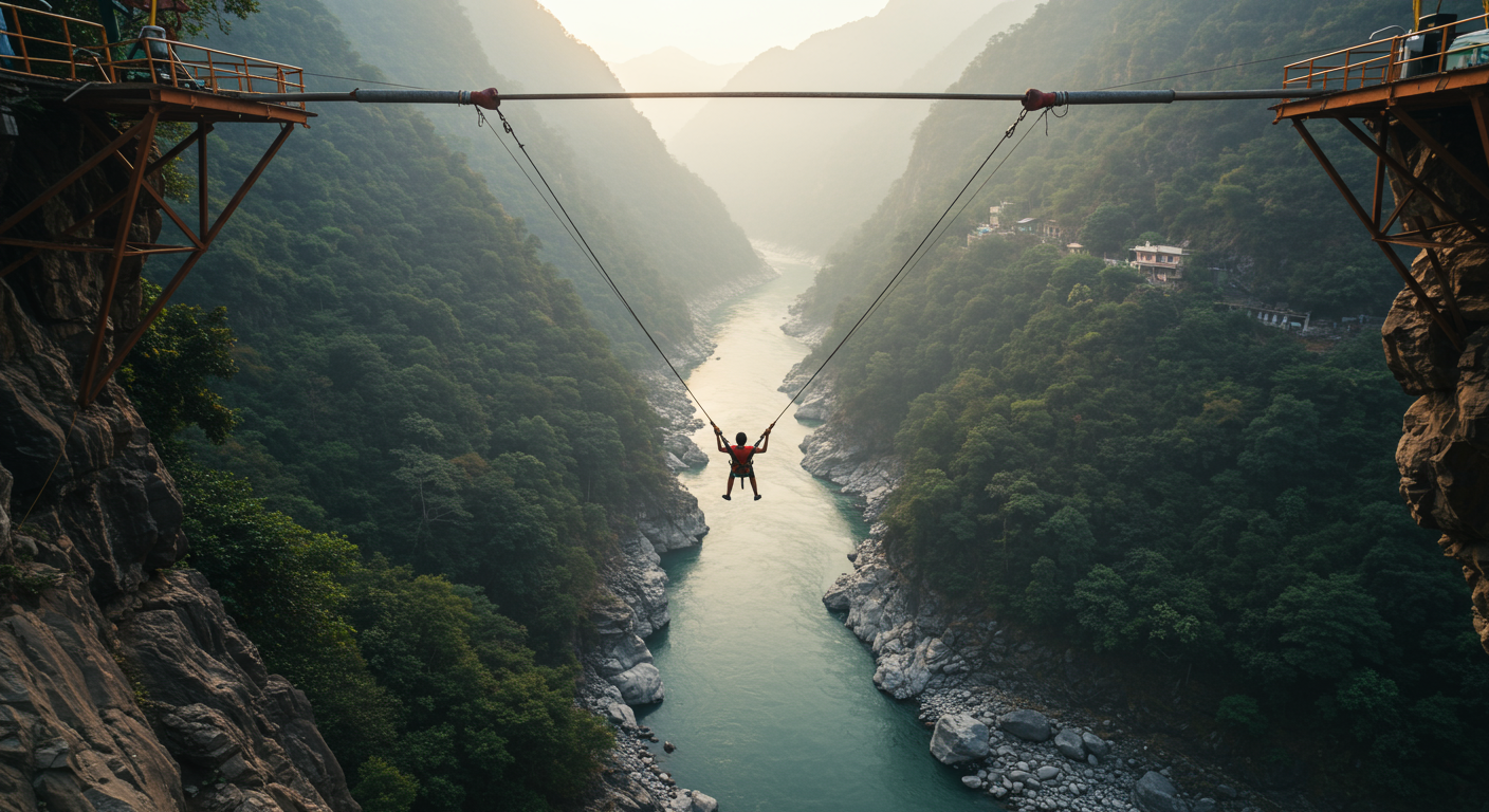 Image for the article 'Why BUCKETLISTT's Giant Swing & Tower Swing Rishikesh is Your Ultimate Adventure?' regarding Tourism.