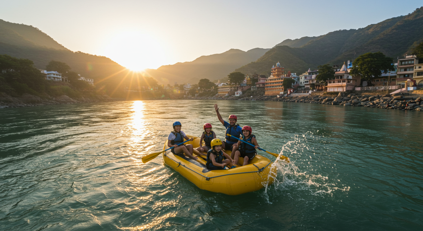 Image for the article 'Your Ultimate Guide to Family Adventures explore all Rishikesh adventures on Bucketlistt in 2026' regarding Tourism.