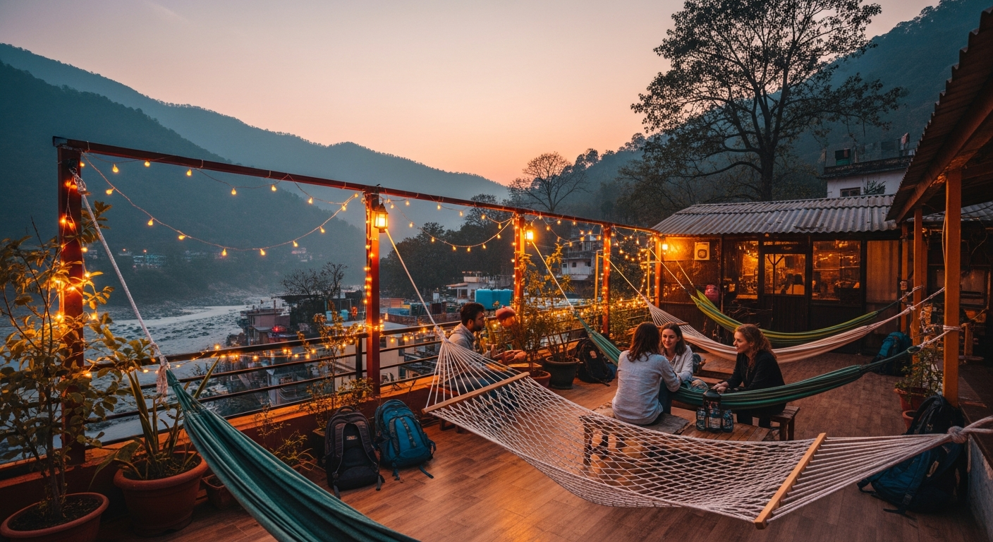 Image for the article 'Your Ultimate Guide to the Best Hostels in Rishikesh for an Unforgettable Trip' regarding Tourism.