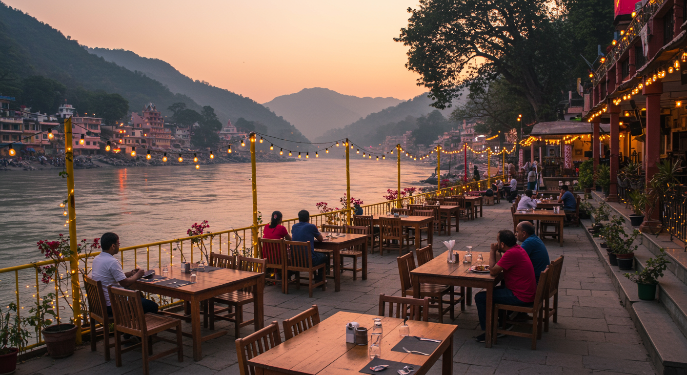 Image for the article 'Your Ultimate Guide to the Best Restaurants & Cafes in Rishikesh' regarding Tourism.