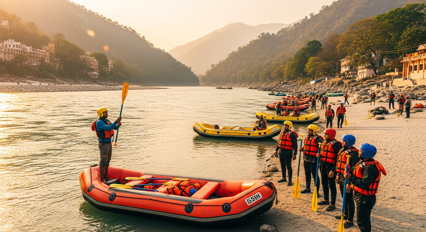 Image for the article 'Your Ultimate Rishikesh Adventure Sports Guide: Thrills, Safety, and Unforgettable Experiences' regarding Tourism.