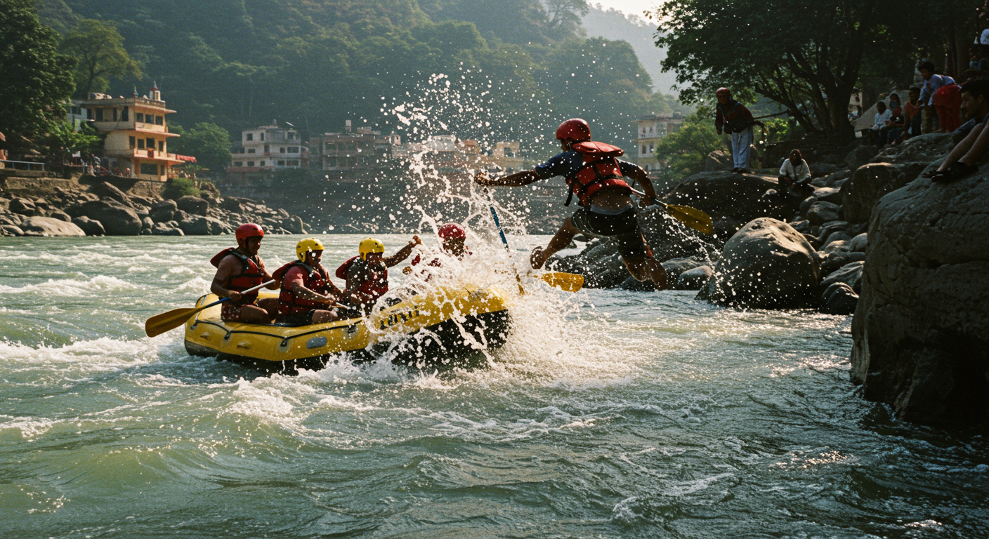 Image for the article 'BUCKETLISTT: Unleashing the Thrill of river Rafting in the adventure capital' regarding Tourism.