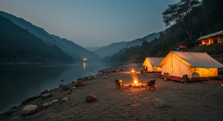 Image for the article 'BUCKETLISTT's Ultimate Guide to Adventure Camping explore all the adventure capital adventures on Bucketlistt: Navigating the Ganges' regarding Tourism.