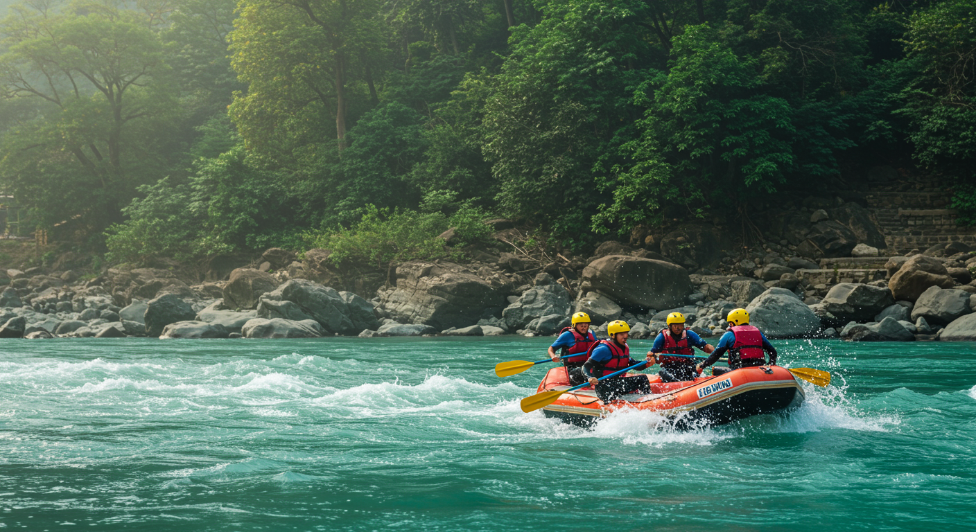 Image for the article 'Conquer the Rapids: Your Ultimate Guide to river Rafting in the adventure capital with BUCKETLISTT' regarding Tourism.