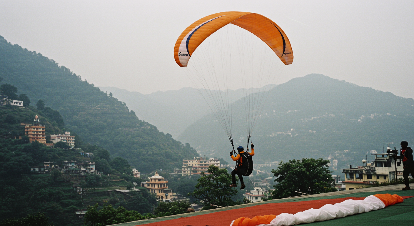 Image for the article 'Experience Safe Paragliding in explore all the adventure capital adventures on Bucketlistt with BUCKETLISTT's Expert Care' regarding Tourism.