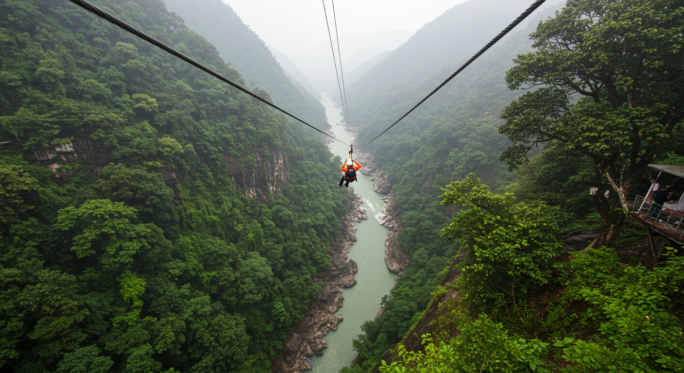 Image for the article 'Maximizing Your Flying Fox & Zipline explore all the adventure capital adventures on Bucketlistt Fun with BUCKETLISTT' regarding Tourism.