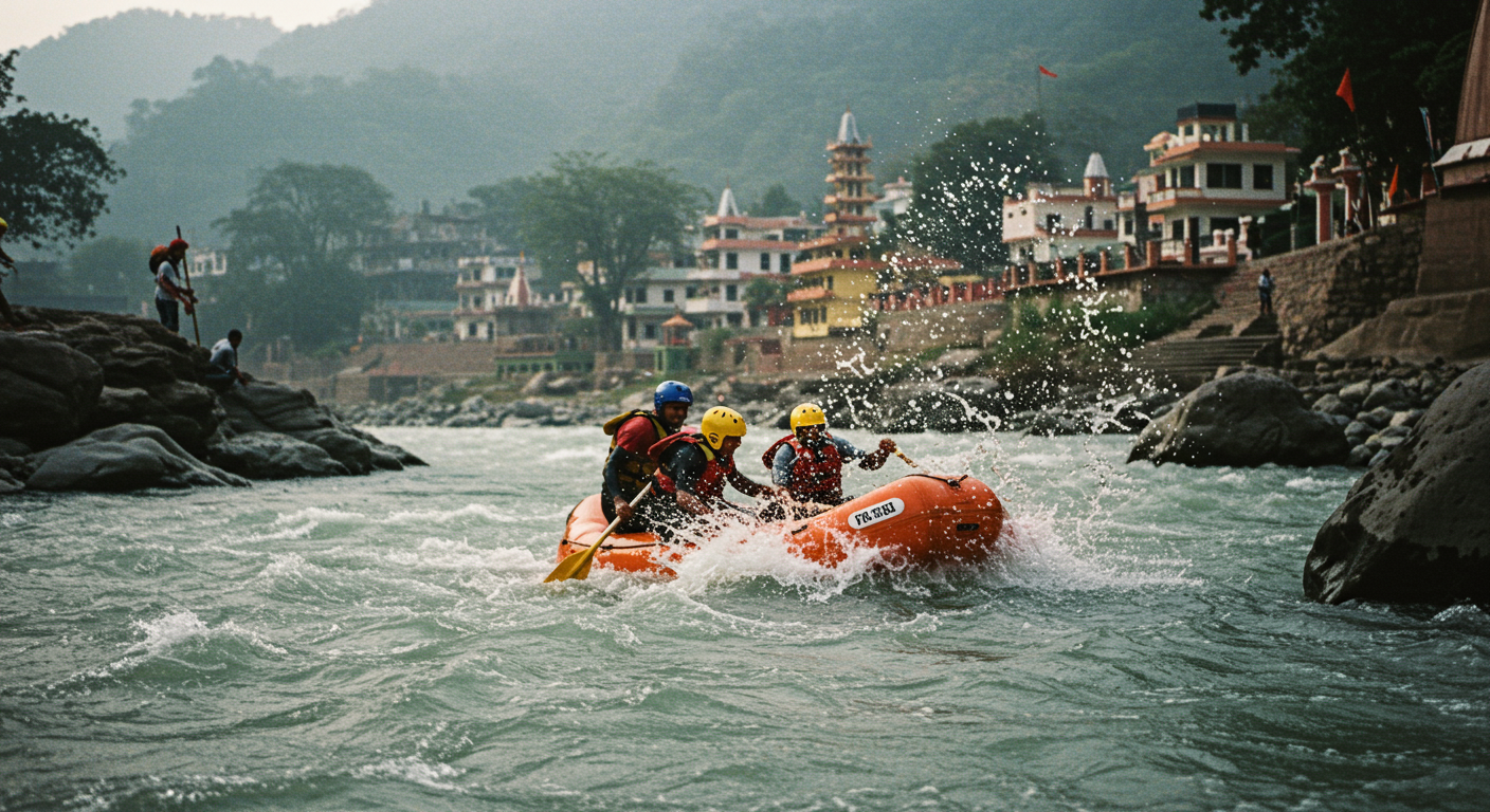 Image for the article 'Your Ultimate Guide to river Rafting in the adventure capital: Thrills on the Ganges' regarding Tourism.